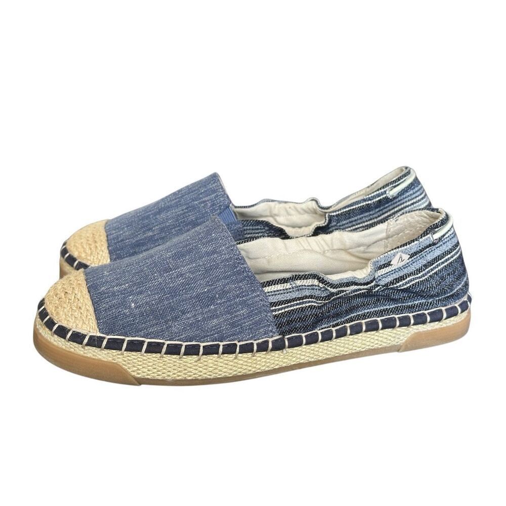 SPERRY Laurel Reef Blue Espadrilles Size 9